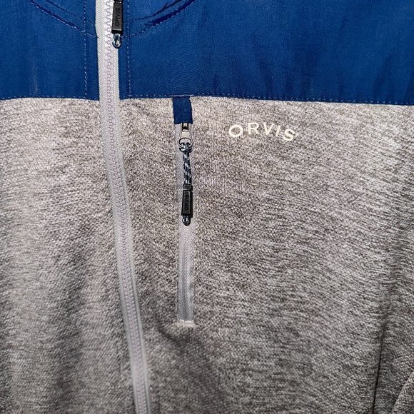 Men's Orvis Bonded Mesh Fleece Full Zip Jacket XL Excellent Condition - Picture 3 of 6